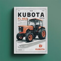 Kubota FL850 Tractor Parts Catalog PDF