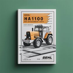 Gehl HA1100 Hay Attachment Parts Catalog PDF