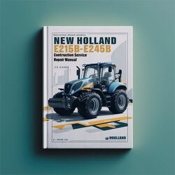 New Holland E215B-E245B Contruction Excavator Service Repair Workshop Manual PDF