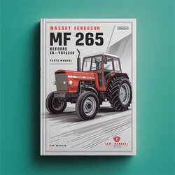 Massey Ferguson MF 265 Tractor Before SN 9a349239 Parts Catalog PDF