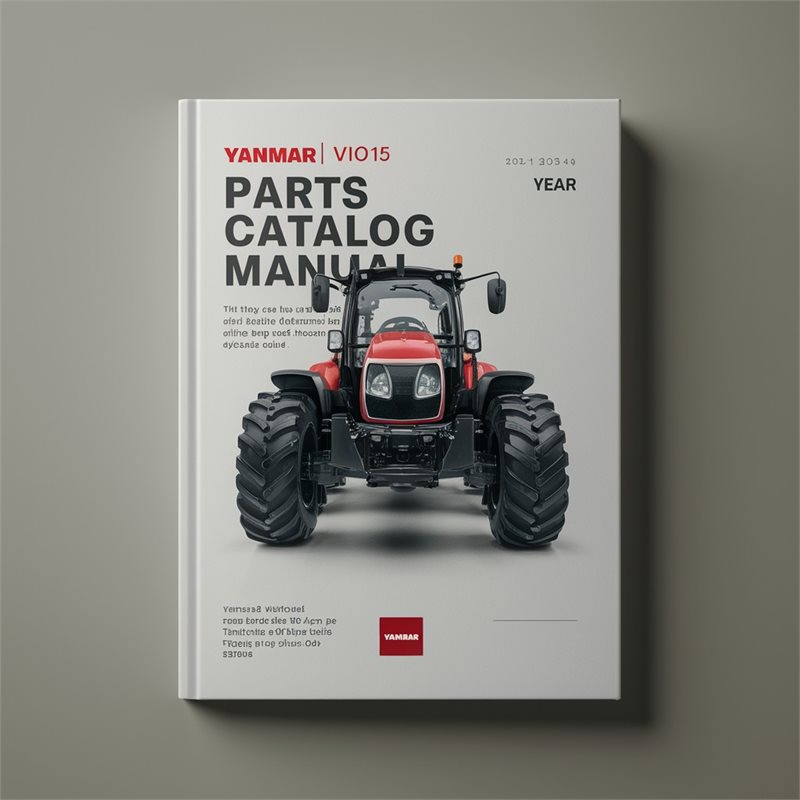Yanmar BY Series VIO15 Parts Catalog PDF