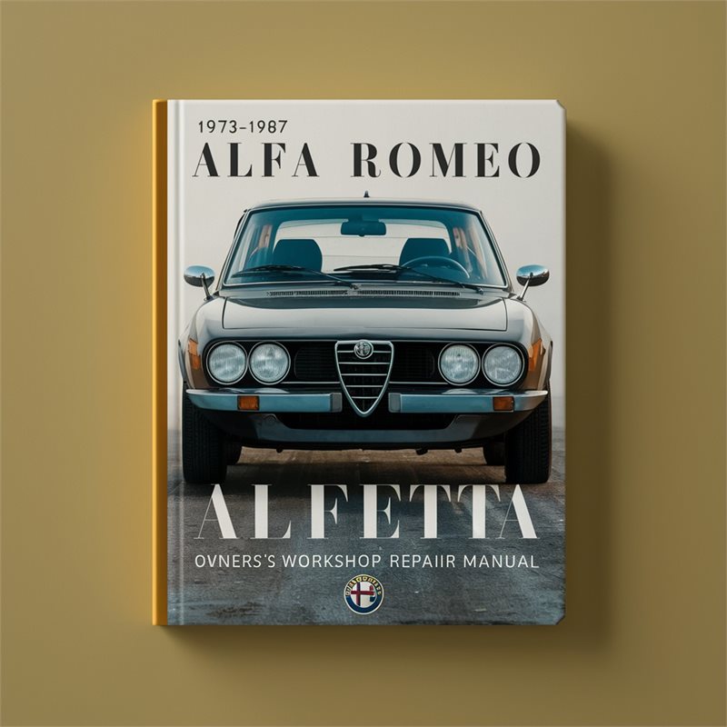 1973-1987 Alfa Romeo Alfetta Owners‘ Service Repair Workshop Manual PDF