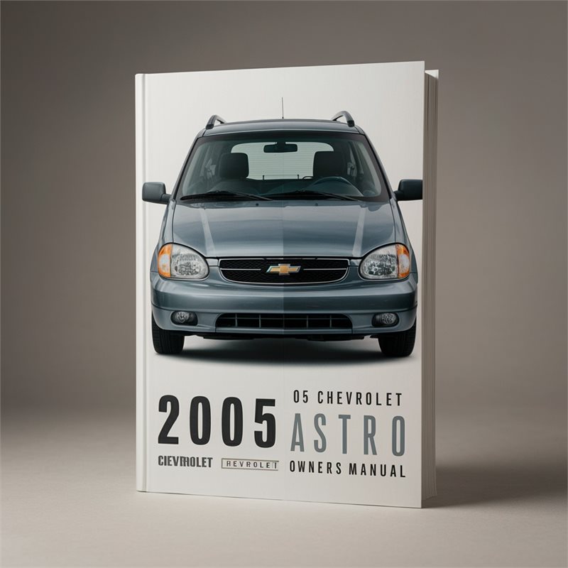 2005 Chevrolet Astro ‘05 Owners Owner's Manual PDF