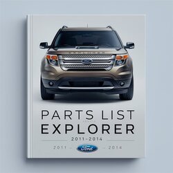 2011-2014 Ford Explorer Parts Catalog PDF