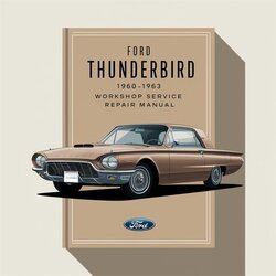 1960-1963 Ford Thunderbird Service Repair Workshop Manual PDF