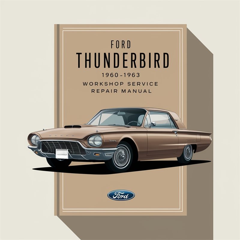 1960-1963 Ford Thunderbird Service Repair Workshop Manual PDF