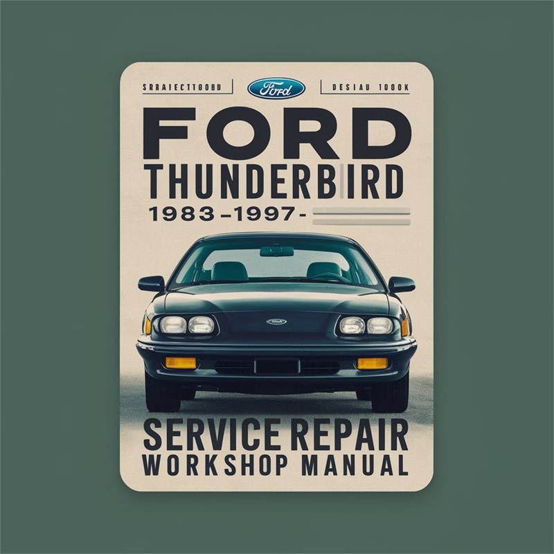 1983-1997 Ford Thunderbird Service Repair Workshop Manual PDF