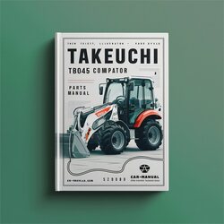 Takeuchi TB045 Compact Excavator Parts Catalog PDF