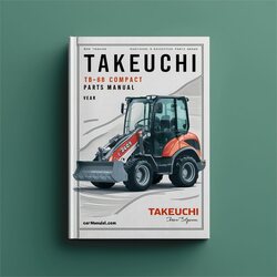 Takeuchi TB68 Compact Excavator Parts Catalog PDF