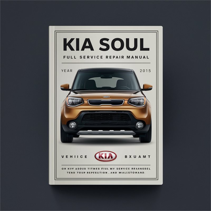 2015 Kia Soul Service Repair Workshop Manual PDF