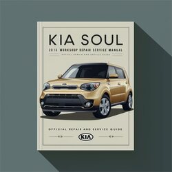 2016 Kia Soul Service Repair Workshop Manual PDF