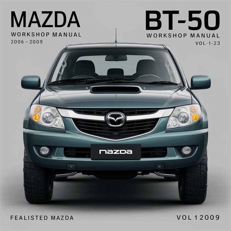 2006-2009 Mazda BT 50 BT-50 Vol1-2-3 - Updated Service Repair Workshop Manual PDF