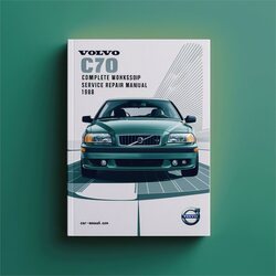 1998 Volvo C70 Service Repair Workshop Manual PDF