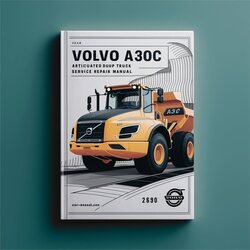 Volvo A30C Articulated Dump Truck Service Repair Workshop Manual PDF