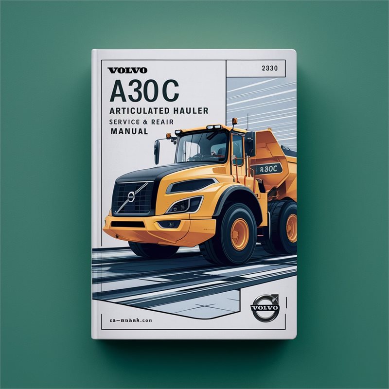 Volvo A30C Articulated Hauler Service Repair Workshop Manual PDF