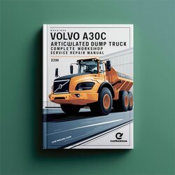 Volvo A30C Articulated Dump Truck Service Repair Workshop Manual PDF