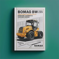 Bomag BW 225-3 Single Drum Vibratory Roller Hydraulic Service Repair Workshop Manual PDF