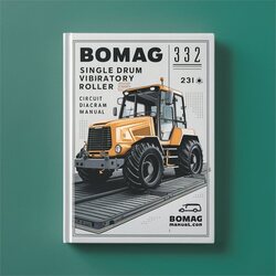 Bomag BW 332 Single Drum Vibratory Roller Electrical Wiring Diagrams PDF