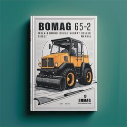 Bomag BW 65-2 Walk-behind Double Drum Vibrat Roller Electrical Wiring Diagrams PDF