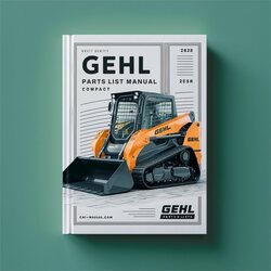 Gehl CTL65 Compact Track Loader List Parts Catalog PDF