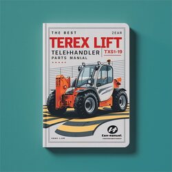 Best Terex Lift TX51-19 Telehandler Parts Catalog PDF