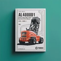 Terex Best Al4000d1 Series Light Tower Operation/ Parts Catalog PDF