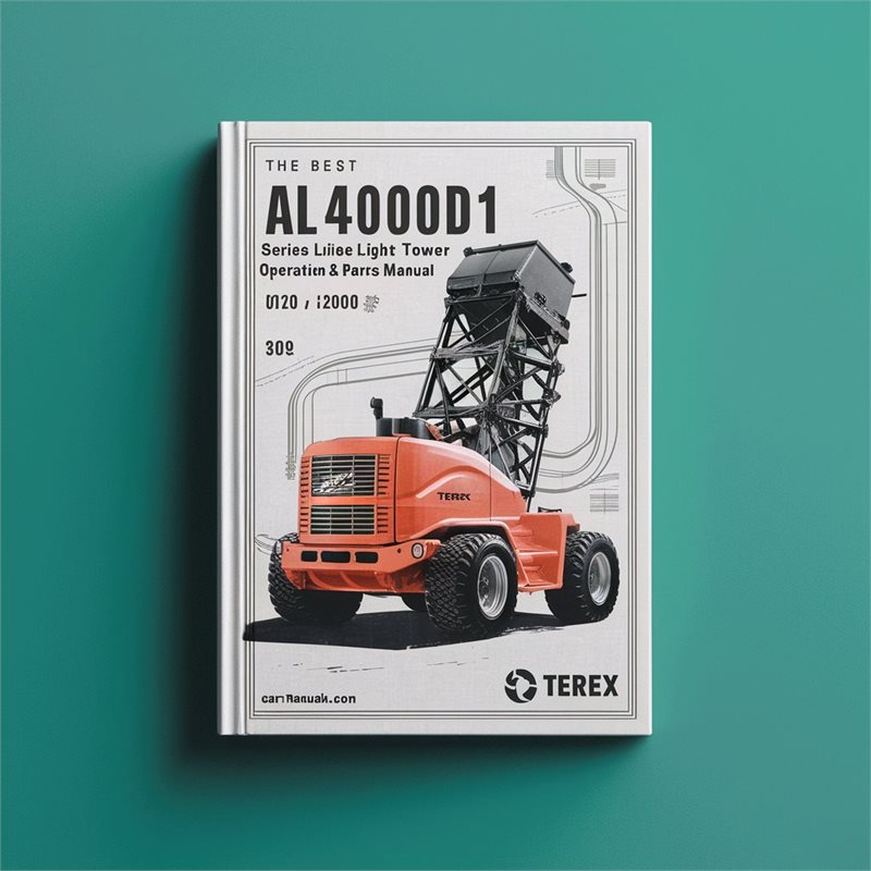 Terex Best Al4000d1 Series Light Tower Operation/ Parts Catalog PDF