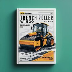 JCB Vibromax W1500 Trench Roller (up SN Jkc42000799) Service Repair Workshop Manual PDF