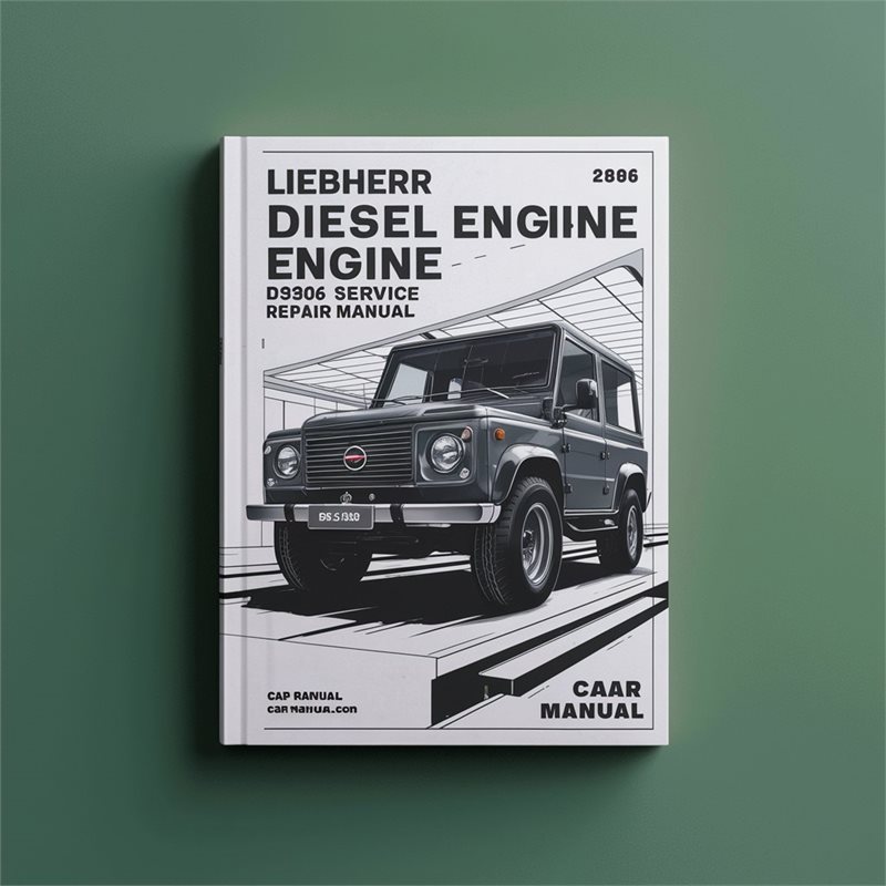 Liebherr Diesel Engine D9306 D9308 Service Repair Workshop Manual PDF