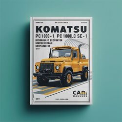 Komatsu Pc1000-1 Pc1000lc-1 Pc1000se-1 Pc1000sp-1 Hydraulic Excavator Shop SN 10001 UP Service Repair Workshop Manual PDF