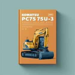 Komatsu Pc75uu-3 Hydraulic Excavator Shop Service Repair Workshop Manual PDF