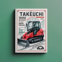Takeuchi TB235 Mini Excavator Parts (sn 123500001-up) Catalog PDF