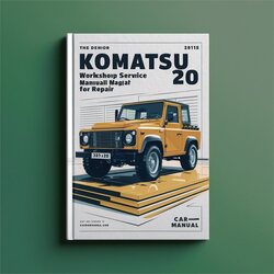 Komatsu D31Q 20 Service Repair Workshop Manual PDF