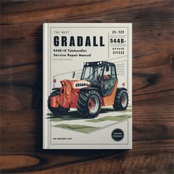 Best Gradall 544D-10 Telehandler (p/n-9136-4003) Service Repair Workshop Manual PDF