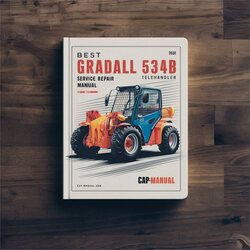 Best Gradall 534B Telehandler (p/n-9020-7317) Service Repair Workshop Manual PDF