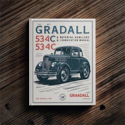 Best Gradall 534C-9 534C-10 Material Hanlers Operation Lubrication Service Repair Workshop Manual PDF