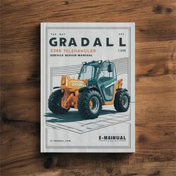 Best Gradall 534B Telehandler (p/n-9103-1390) Service Repair Workshop Manual PDF