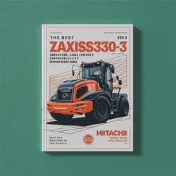 Hitachi Zaxis330-3 Series Hydraulic Excavator Service Repair Workshop Manual PDF