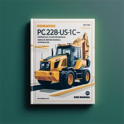Komatsu Pc228uslc-10 Hydraulic Excavator (sn: 1002 Up) Service Repair Workshop Manual PDF