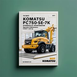 Best Komatsu Pc750lc-7k Pc750se-7k Hydraulic Excavator Operation (serial Number: K40001 Up) Service Repair Workshop Manual PDF
