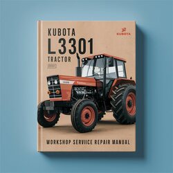 Kubota L3301 Tractor Workshop Manual de servicio y reparación 