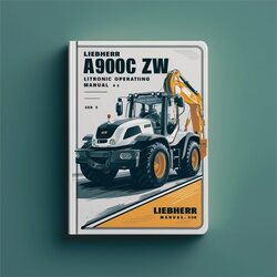 Liebherr A900C ZW Litronic Excavator Operating 5 Service Repair Workshop Manual PDF