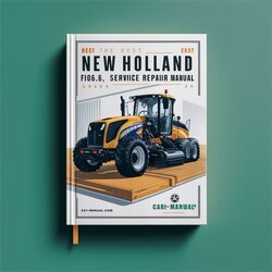 Best New Holland F106.6 F106.6a Grader Service Repair Workshop Manual PDF