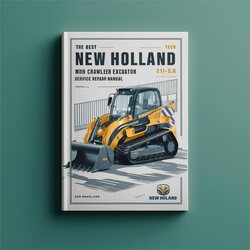 Best New Holland E18SR Mini Crawler Excavator Service Repair Workshop Manual PDF