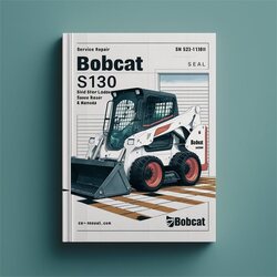 Bobcat S130 Skid Steer Loader SN 527311001 Above Service Repair Workshop Manual PDF