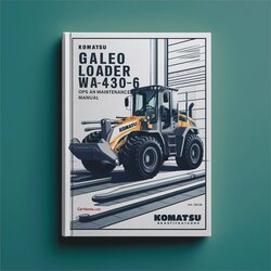 Komatsu Galeo Loader WA430-6 Ops Service Repair Workshop Manual PDF