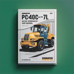 Komatsu Pc400lc-7l Galeo Hydraulic Excavator Shop Service Repair Workshop Manual PDF