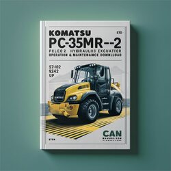 Komatsu Pc27mr-2 Pc35mr-2 Galeo Hydraulic Excavator Operation (s/n: 17902 9242 Up) Service Repair Workshop Manual PDF