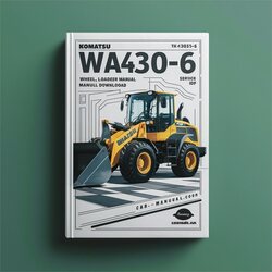 Komatsu WA430-6 Wheel Loader -h50051 Up Service Repair Workshop Manual PDF