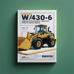 Komatsu WA430-6 Wheel Loader Service Repair Workshop Manual PDF